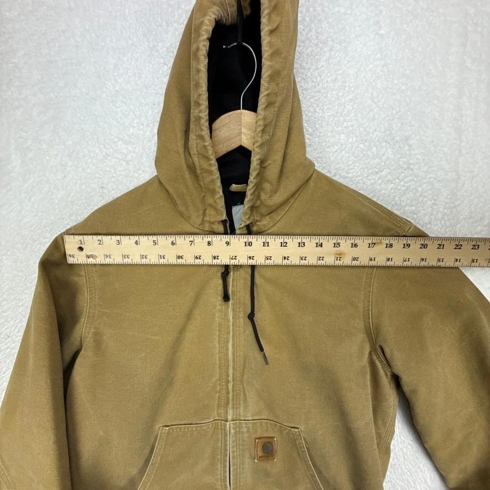 Carhartt Sandstone Active Jacket Thermal Lined Mens Small J25 CML Camel Brown